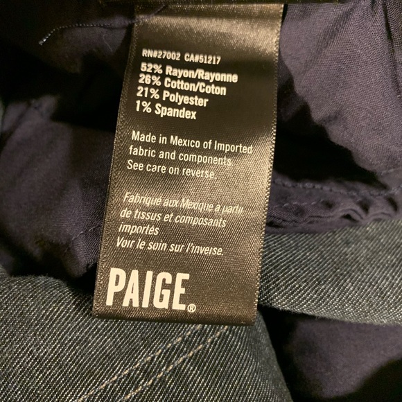 Paige Federal Slim Straight Fit Jeans in Buell Blue men’s size 34 - Picture 12 of 15